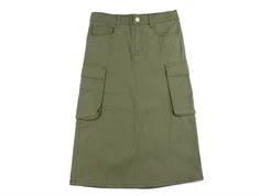 Name It deep lichen green long twill cargo nederdel